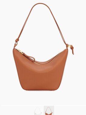 LOEWE
Calfskin Mini Hammock Hobo Tan